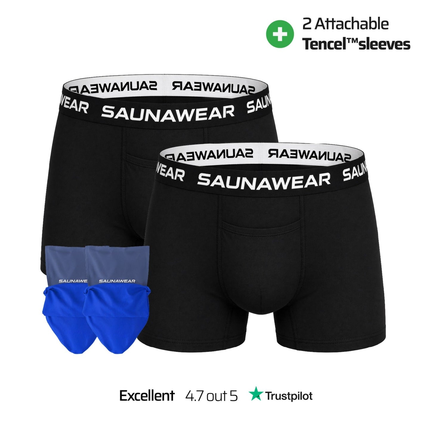 Saunawear Bro Bundle - 2 attachable Tencel sleeves